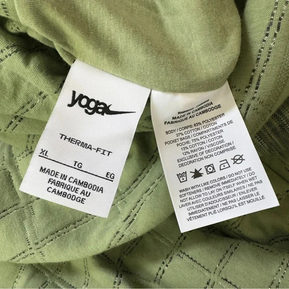 Nike Womens Yoga Therma Fit Jacquard Reversible Oversized Kimono Top XL - Picture 11 of 16